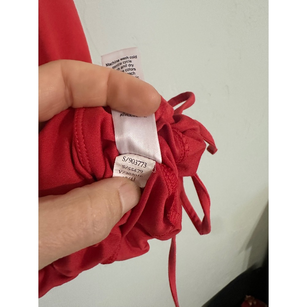 Athleta Red Drawstring Racerback Tank Top - Picture 5 of 6
